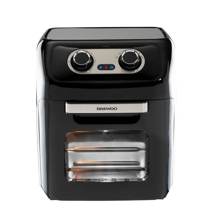 Daewoo 12L Rotisserie Air Fryer Oven 1800W Manual Cooker - Black (SDA2488)
