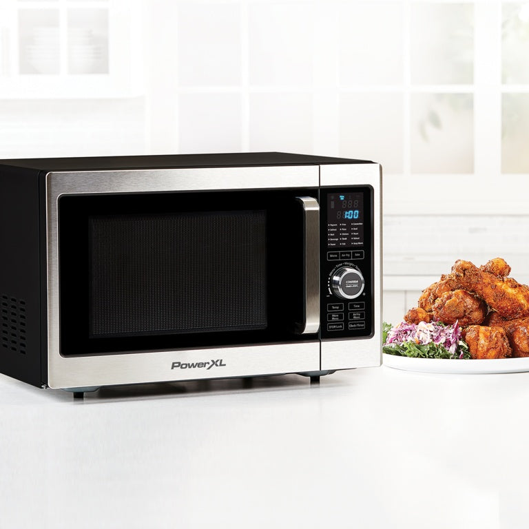 PowerXL 28L Combination Microwave Air Fryer Oven - Black