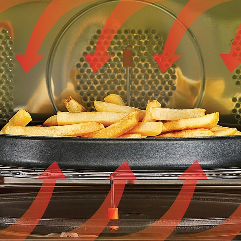 PowerXL 28L Combination Microwave Air Fryer Oven - Black