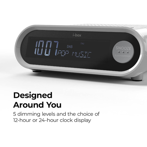 i-box Sunrise Bedside Alarm Clock with Wake-Up Light & Bluetooth Speaker